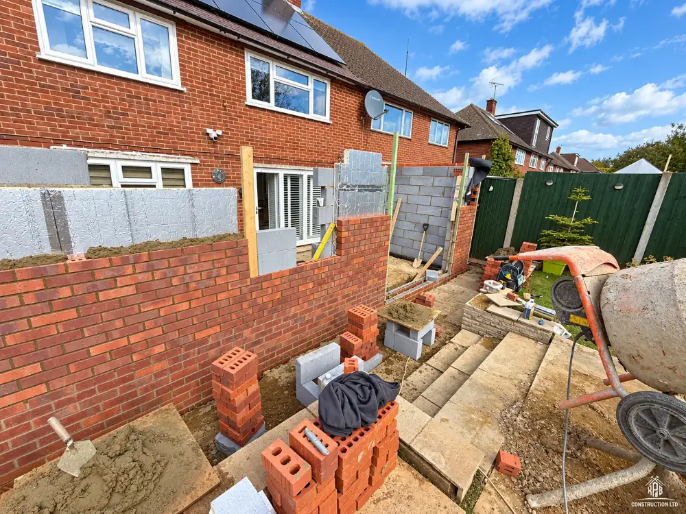 New brick and block walls