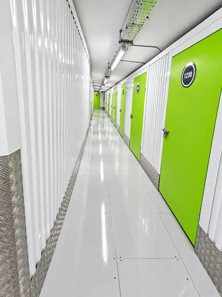 Floor painting for a storage facility in Nottingham