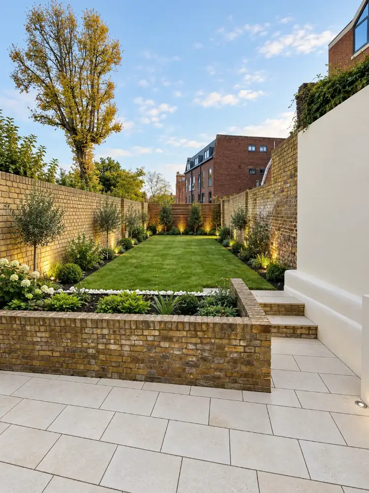 Garden walls and landscaping in West Bridgford