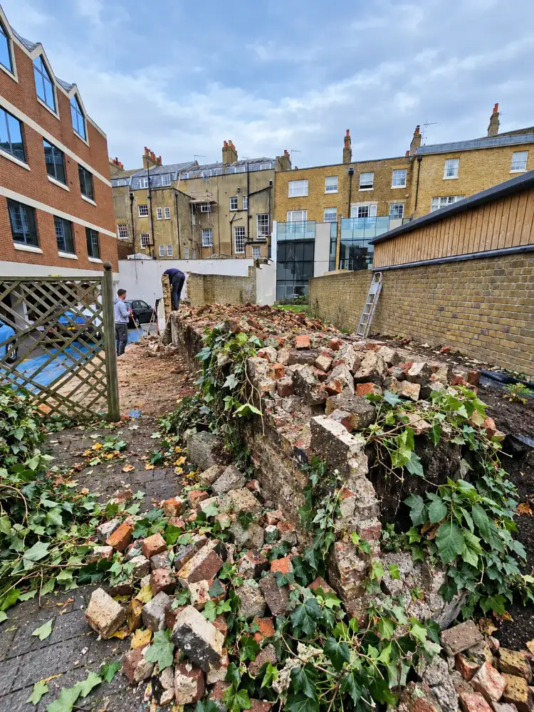 Garden walls and landscaping in West Bridgford