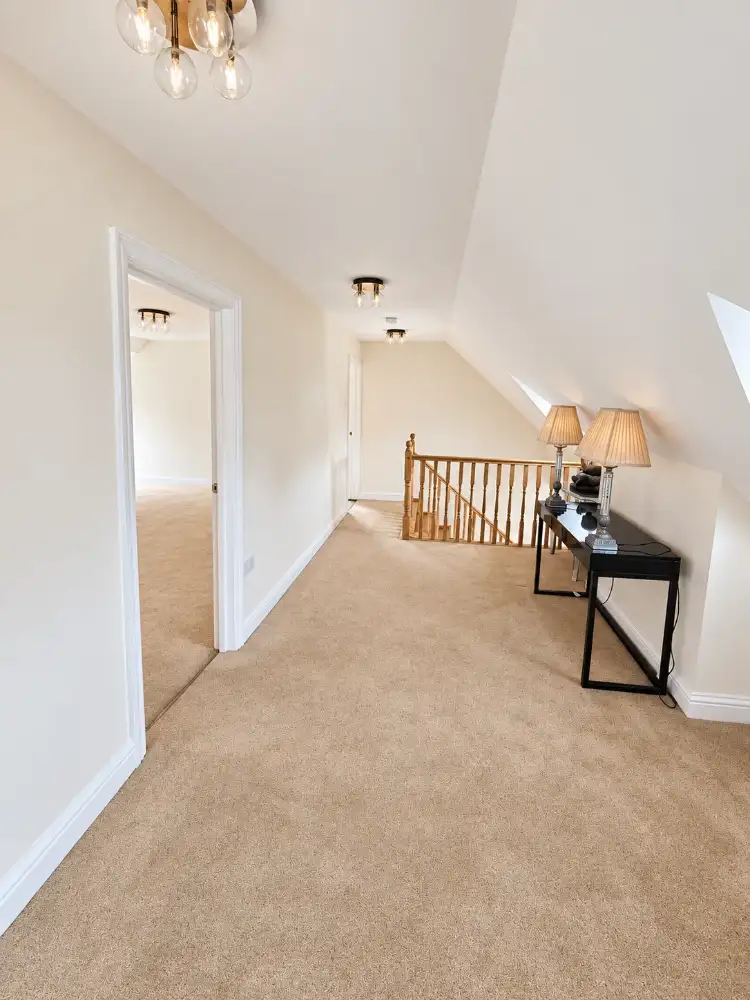 Painting a new-build house in Hucknall