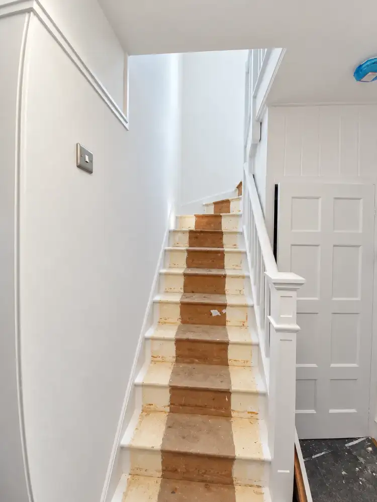 Painting a loft and hallway in Chilwell