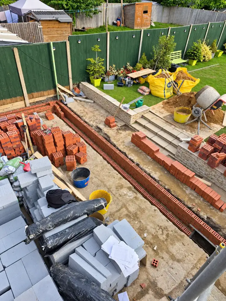 Rear extension in Sandiacre