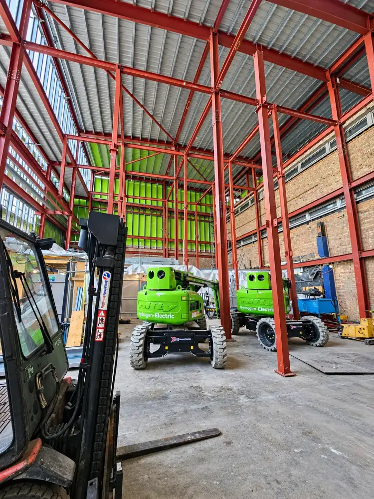 Internal steelwork and mezzanine floor in Nottingham